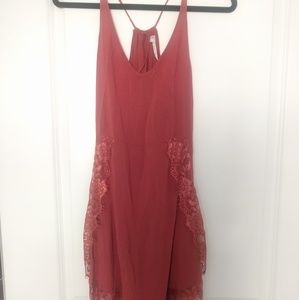 Free People Lace Slipdress